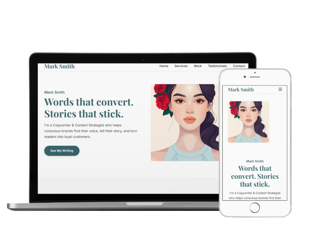 Mark Portfolio Writing site